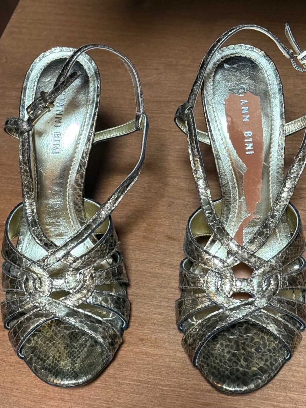 Gianni Bini Strappy Heeled Sandals